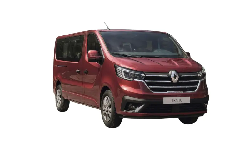 Furgoneta 8 Plazas fondo blanco