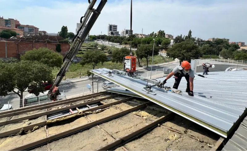 Ventosa para Paneles Sándwich uso