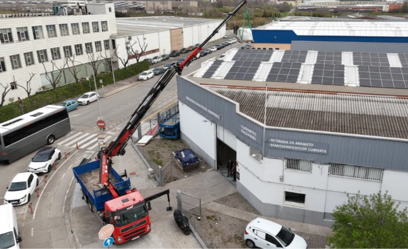 camion grua con jib
