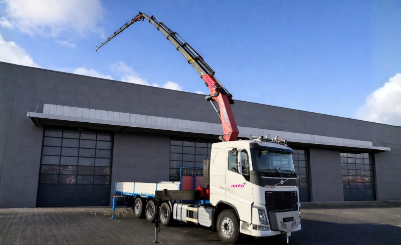 camion grua con pluma en Barcelona y alrededores