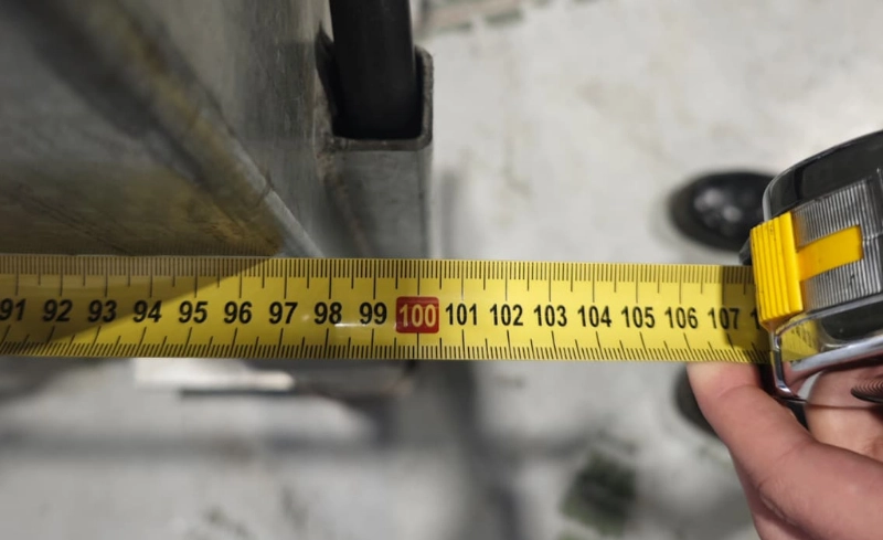 medida horizontal de Cladboy CB5 horizontal